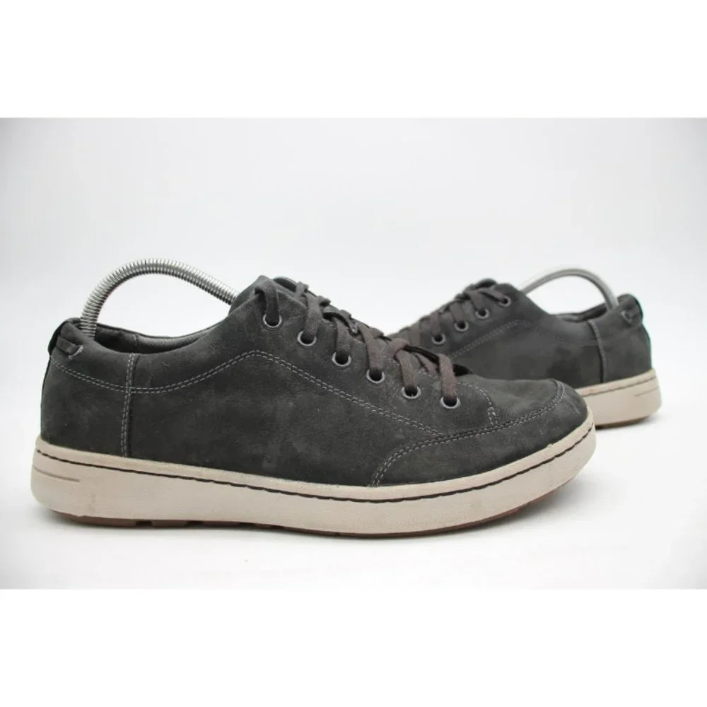 Dansko Vaughn Men's Size 43 Black Nubuck Leather Lace-Up Clogs Shoes Sneaker